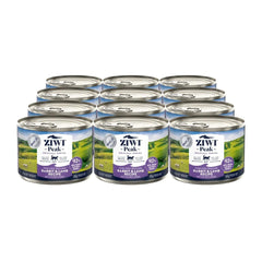 ZIWI Peak Rabbit & Lamb Recipe Grain Free Cat Can 185gx12, premium high-protein cat food cans