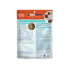 Feline Natural Grain Free Freeze Dried Beef & Hoki Raw Cat Food 800g