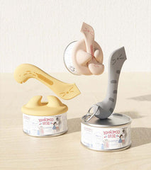 Silicone Can Covers Lid & Spoon Set for Cat and Dog Food