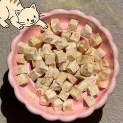 PawDry Freeze-Dried Cod Cubes 100g | Lean Fish Freeze Dried Cat Treats for Cats and Dogs