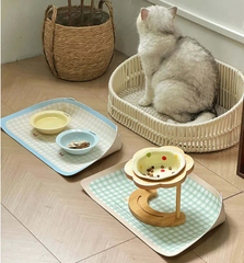 Waterproof PU Leather Pet Placemat