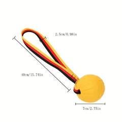 Floating Foam Dog Toy Ball with Rope
