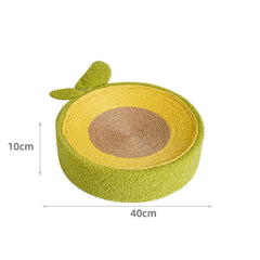 2-in-1 Cat Scratchers Bed Avocado Style