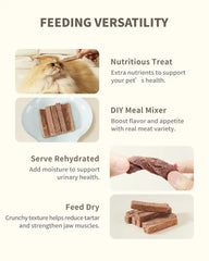 PET-EVER Freeze Dried Beef Knuckle Cat &Dog Treats 70g-PETROOM