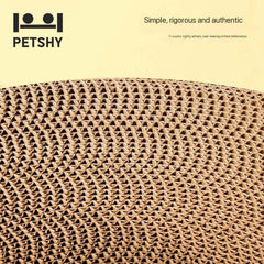 Close-up of the Petshy Cat Scratcher Board XL, showcasing its durable corrugated design and texture.