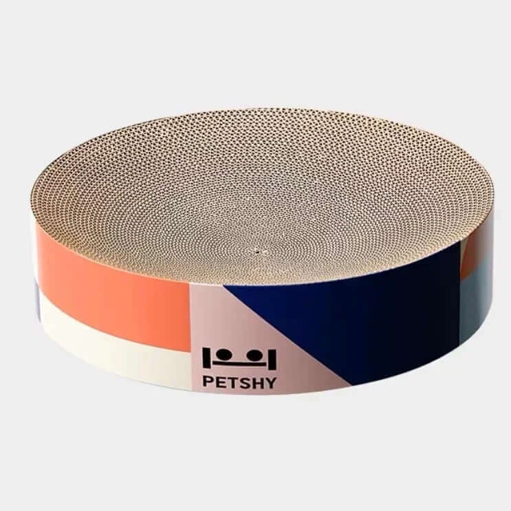 Petshy Cat Scratcher Board XL - Corrugated cat scratching pad designed for large cats, offering durability and ample space.