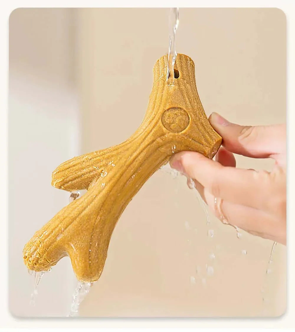 Antler-Shaped Chew Dog Toy – Durable Teething Stick for Small &Medium Dogs-Petroom