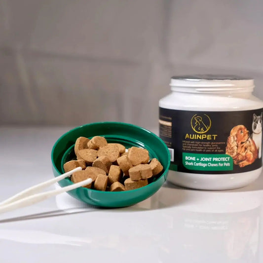 Auinpet BONE + JOINT PROTECT Shark Cartilage Chews For Pets 180g-Petroom