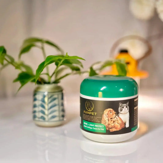 Auinpet BONE + JOINT PROTECT Shark Cartilage Chews For Pets 180g-Petroom