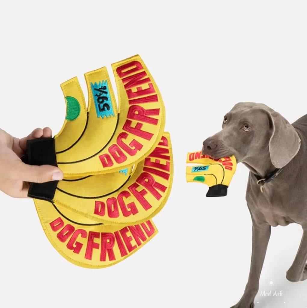 Banana-Shaped Dog Flying Disc Interactive Outdoor Training Toy For Dogs-Petroom
