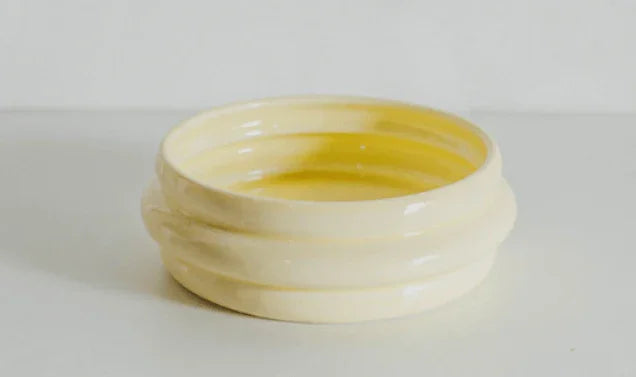 Ceramic Pet Bowls with Wood Stand Elevated Cat & Dog Feeder-Petroom