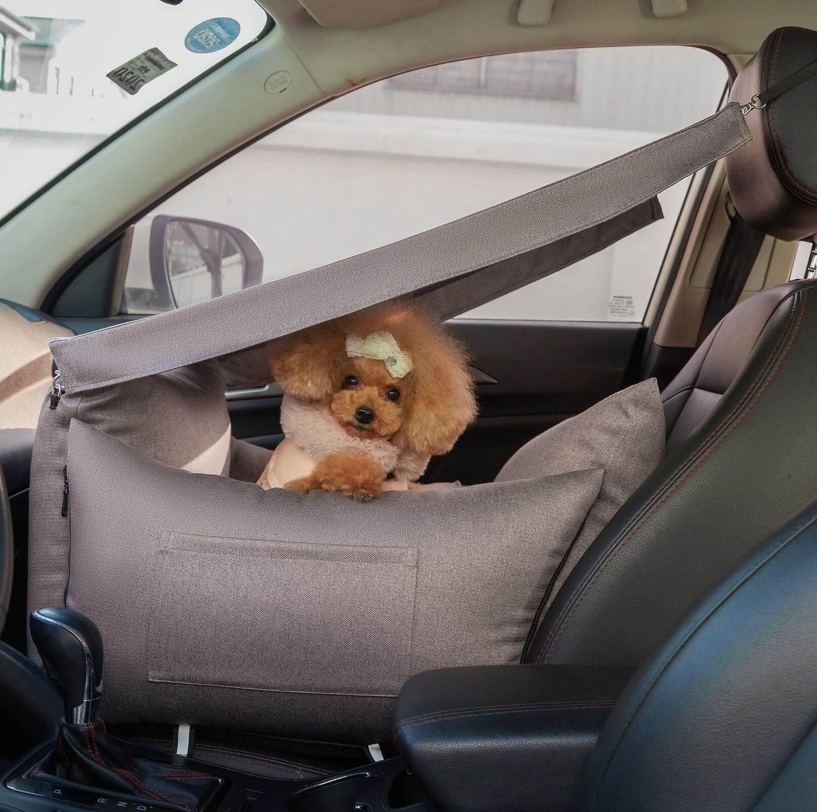 DOTOUUD 3-in-1 Pet Car Seat & Bed-Petroom