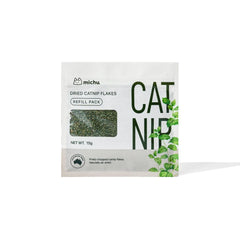 Michu Dried Catnip Flakes Refill Pack 15g Natural Catnip