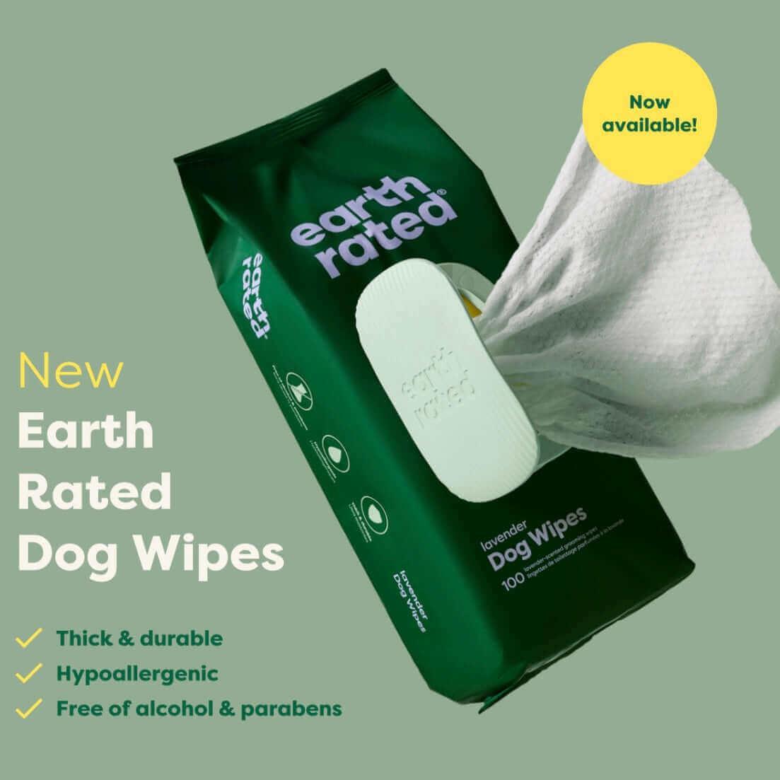 Earth Rated Dog Wipes- Lavender-Petroom