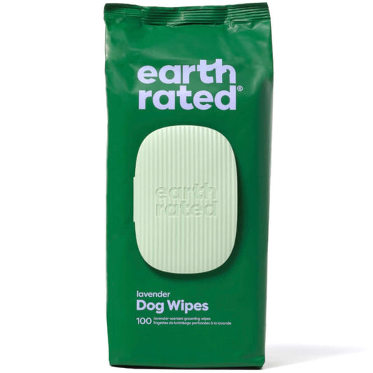 Earth Rated 100 Dog Wipes - Lavender-Petroom