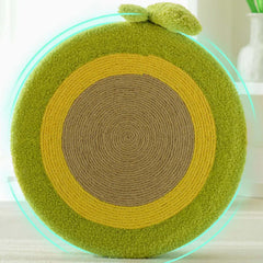 2-in-1 Cat Scratchers Bed Avocado Style