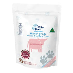 Freezy Paws Freeze Dried Beef Steak Pet Treat 70g - Freeze Dried Cat Treat packaging featuring beef steak design.