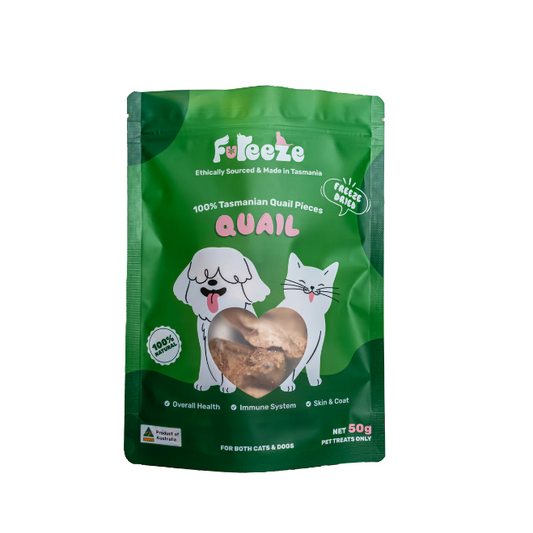 FUREEZE Freeze Dried Quail 50g-Petroom