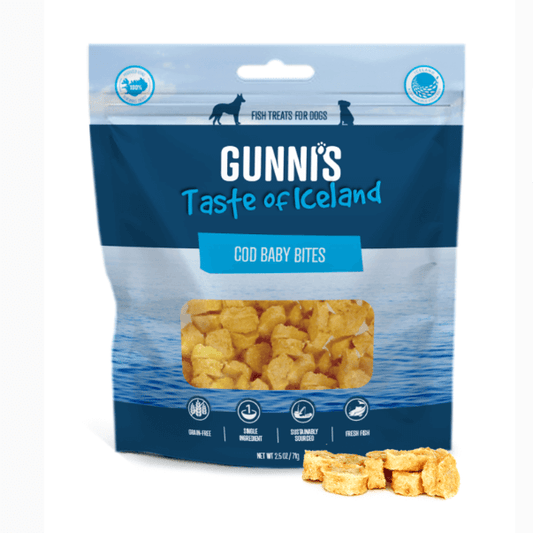 GUNNI'S Cod Baby Bites Dog Treats 71g-Petroom
