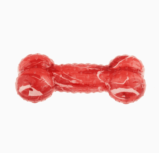 GiGwi Tough Dog Toys Rubber Bone Medium Large-Petroom