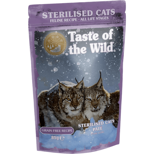 Taste of the Wild Grain-Free Indoor/Sterilized Cat Recipe - Chicken Pate 85g x 12 Pack