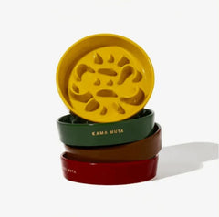 KAMA MUTA Ceramic Slow Feeder Bowl-Petroom