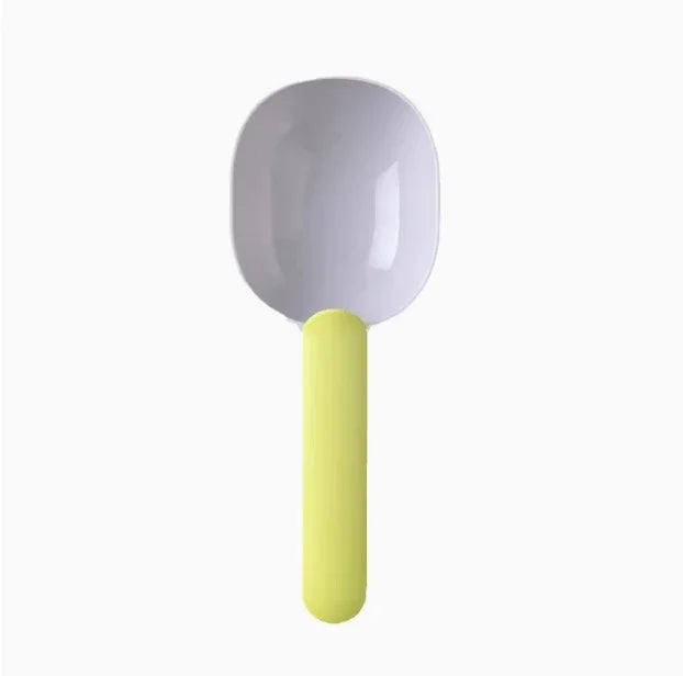 Long Handle With Clip Pet Food Scoop For Dog And Cat-Petroom