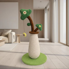 Lucky Money Tree Cat Scratching Post – Durable Sisal Scratching Pole-PETROOM