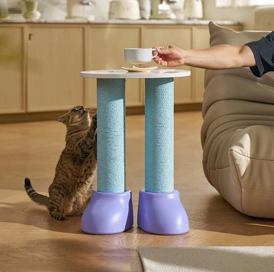 MAKESURE 3-in-1 Cat Scratcher, Bed, and Side Table - Stylish Feline Furniture-Petroom