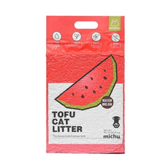 Michu Tofu Cat Litter Premium Clumping Litter 2.5kg/6l-PETROOM