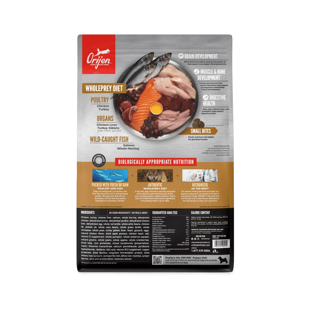 Orijen Puppy Dog Food Dry 10.6kg-Petroom
