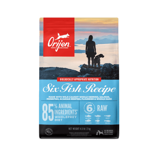 Orijen Six Fish Dry Dog Food 10.6kg-Petroom