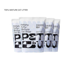 PETSHY Coconut Tofu Cat Litter Fine Mixed Bentonite 2kg-Petroom