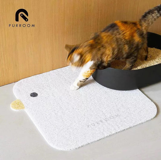 PURROOM Large Non-Slip Multi-Functional Cat Litter Mat Pet Mat-Petroom