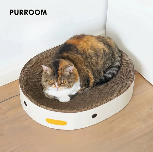 PURROOM Little Chicken Series: Super Large Oval Cat Scratcher-Petroom