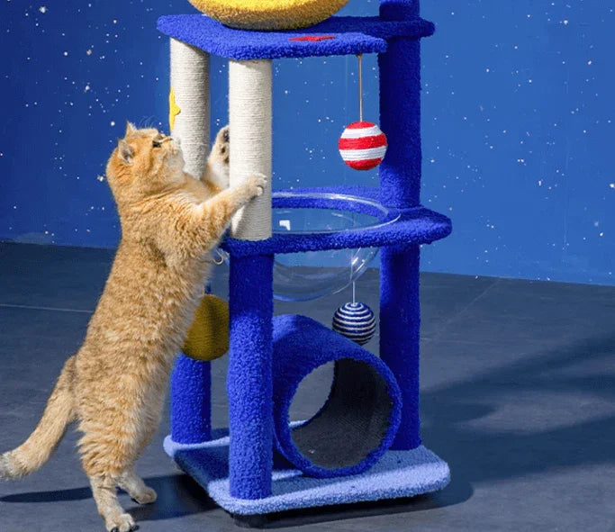Petroom Galaxy Time Tunnel Cat Tree-Petroom