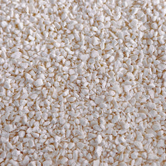 Close-up of small white stones or pebbles