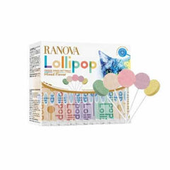 Ranovia Lollipop freeze-dried cat treats, mixed flavor lollipops in colorful packaging for cats