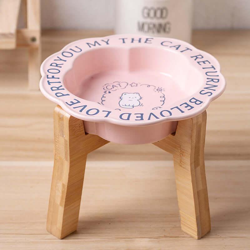 Scallop Ceramic Pet Bowl Durable & easy-to-clean-Petroom
