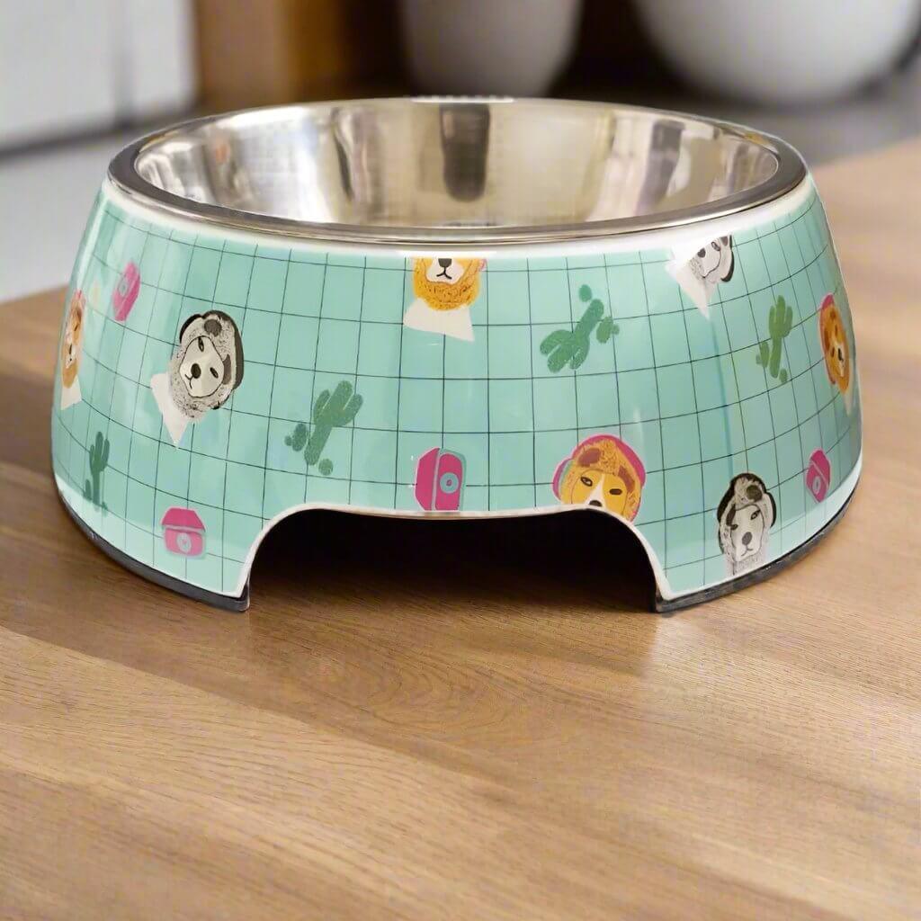 Stainless Steel Pet Bowl Pet Feeder - Medium-Petroom
