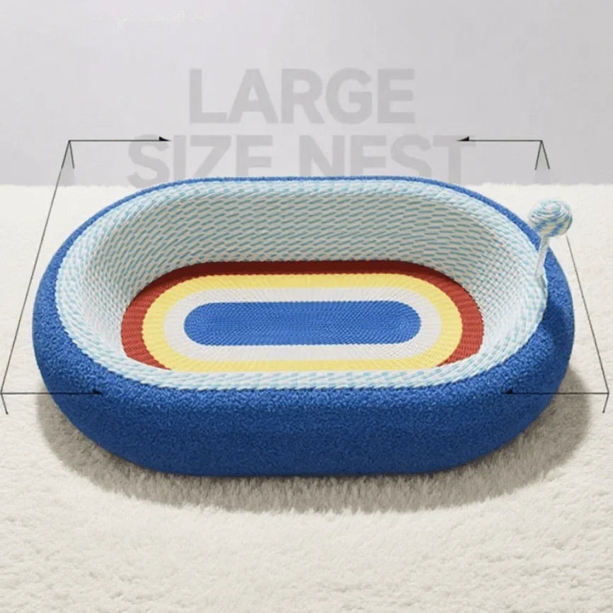 Starry Sky Deep Cat Scratching Bed-Petroom
