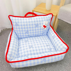Washable Cat Bed for Cats & Small Dogs – Durable All-Season Comfort-Petroom