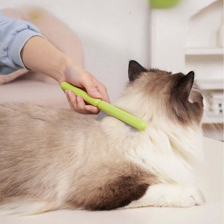 AIWO Fine-Tooth Deshedding Comb for Cats and DogsPetroom