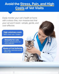 Avoid the Stress, Pain, and High Costs of Vet Visits with Michu Health Monitoring Cat Litter 2.5kg/6L - pH Monitoring from Acidic to Alkaline.