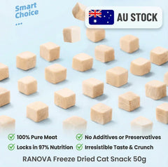 RANOVA Freeze Dried Raw Salmon For Cat 50g-PETROOM