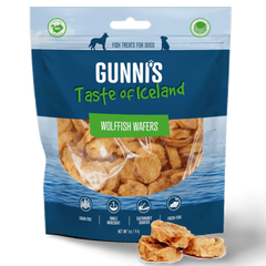 Gunni’s Wolffish Dog Treats Wafers -petroom