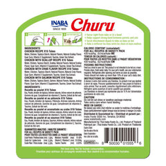 INABA Churu Puree Cat Treats Chicken & Seafood Variety 50 x 14g packaging ingredients and feeding instructions