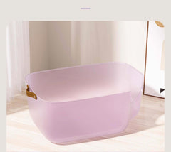 JellyGiant Large Pudding Open Cat Litter Trays in trendy purple design for larger cats.