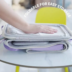 Foldable pet mat for easy storage, soft and compact design for cats and dogs