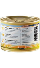 Talentail Ultimate New Zealand Chicken Cat Wet Food 180g can showing 92% meat content and premium ingredients.